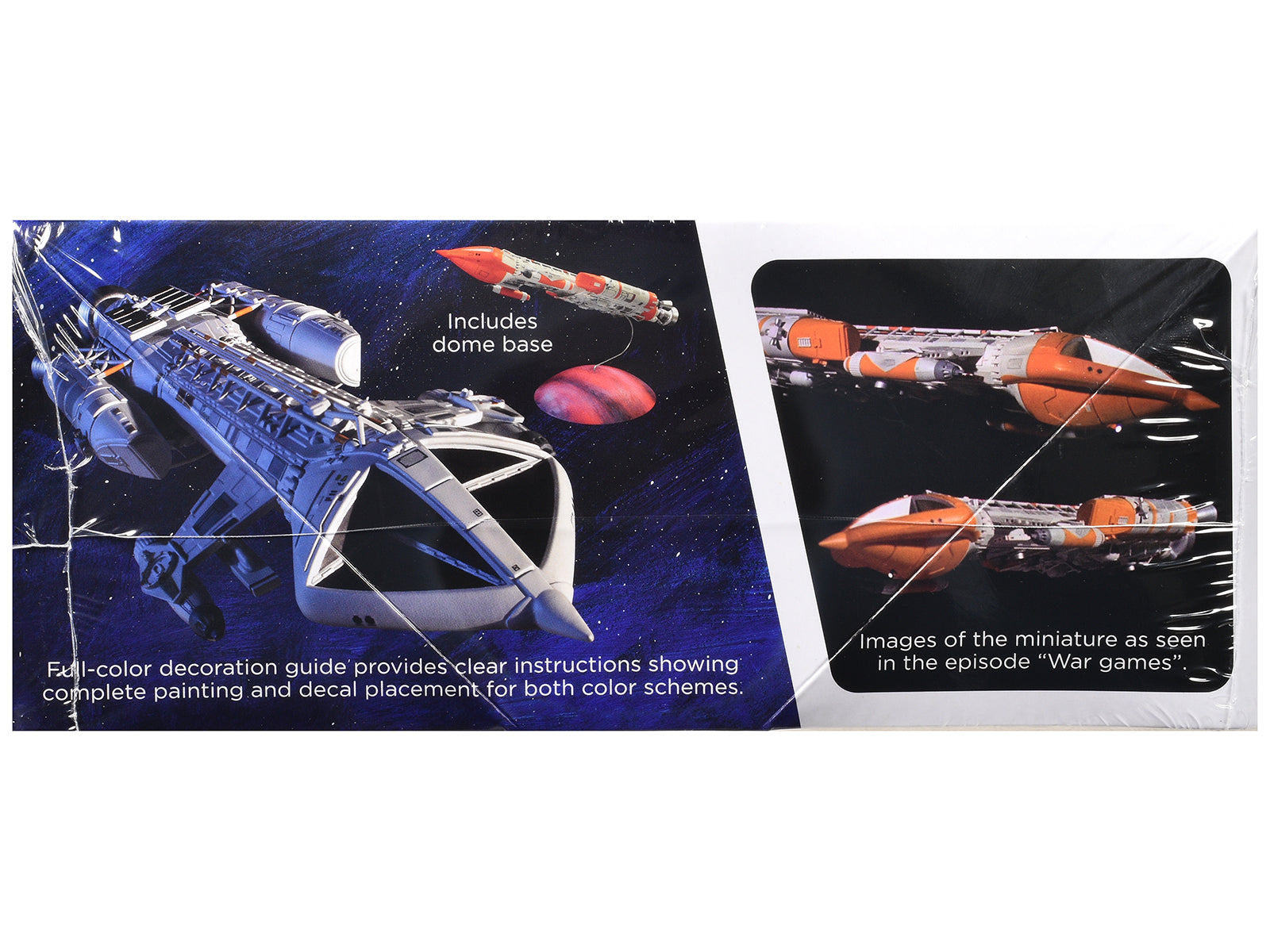 Skill 2 Model Kit Hawk Mark IX Spacecraft "Space: 1999" (1975-1977) TV Series 1/72 Scale Model by MPC - image 2