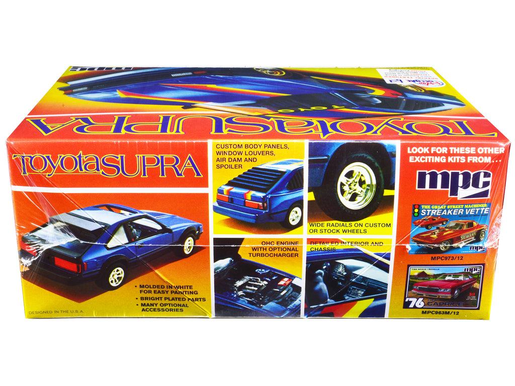 Skill 2 Model Kit 1983 Toyota Celica Supra 1/25 Scale Model Car by MPC - image 3