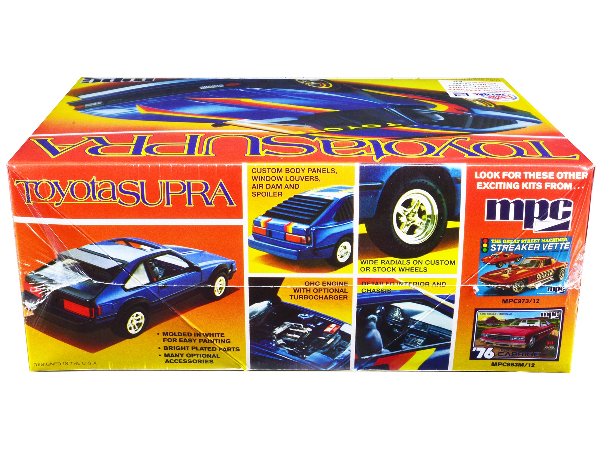 Skill 2 Model Kit 1983 Toyota Celica Supra 1/25 Scale Model Car by MPC - image 3