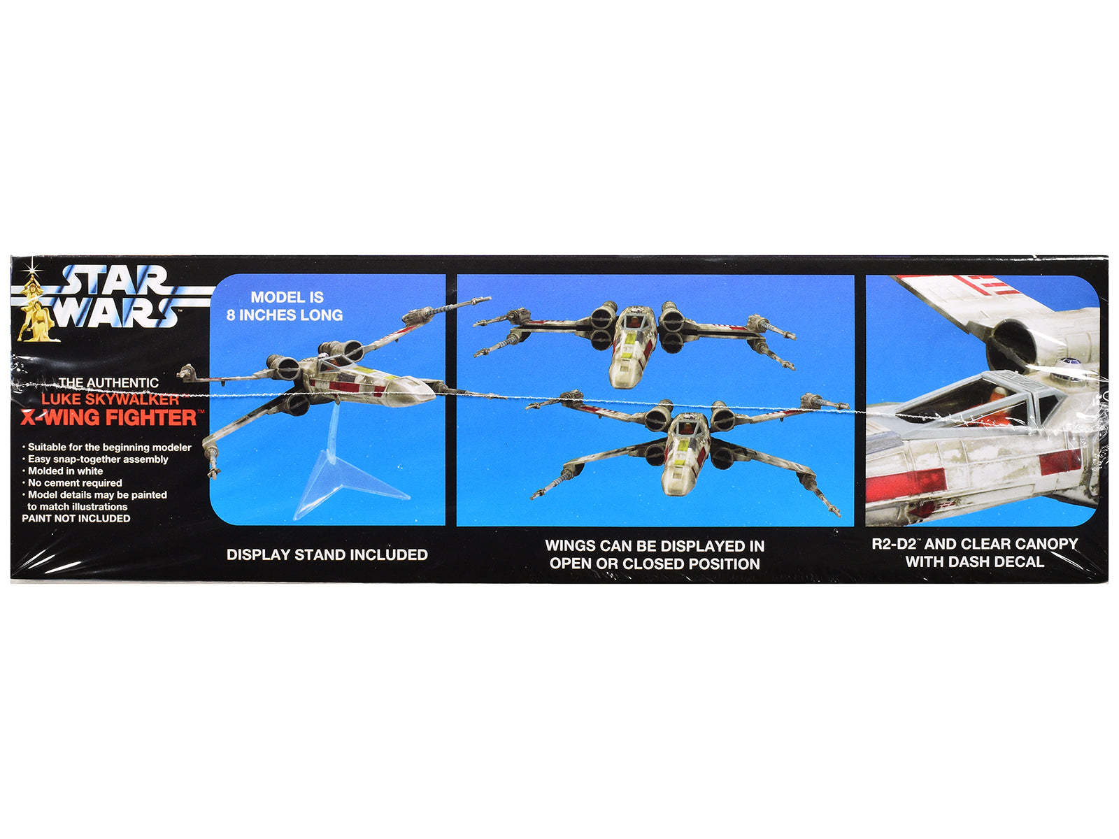 Skill 2 Snap Model Kit Luke Skywalker X-Wing Fighter "Star Wars: A New Hope" (1977) Movie 1/63 Scale Model by MPC - image 2