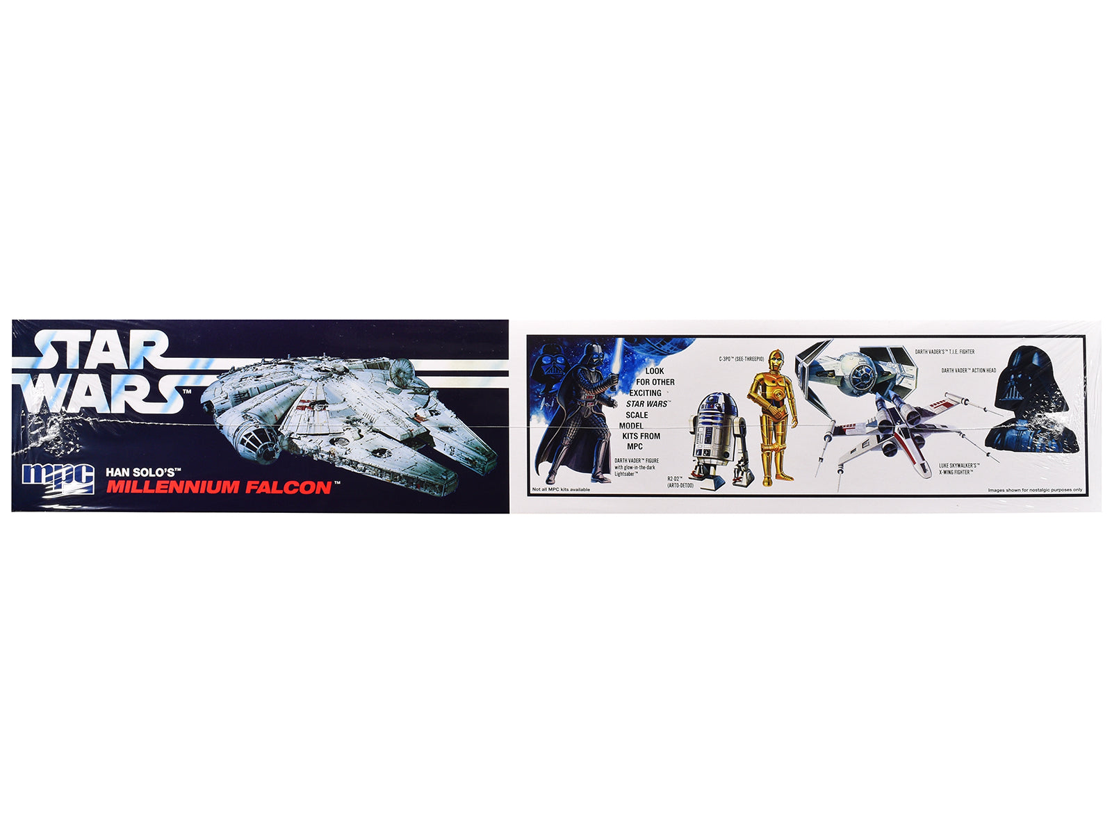 Skill 3 Model Kit Han Solo's Millennium Falcon "Star Wars: A New Hope" (1977) Movie 1/72 Scale Model by MPC - image 3