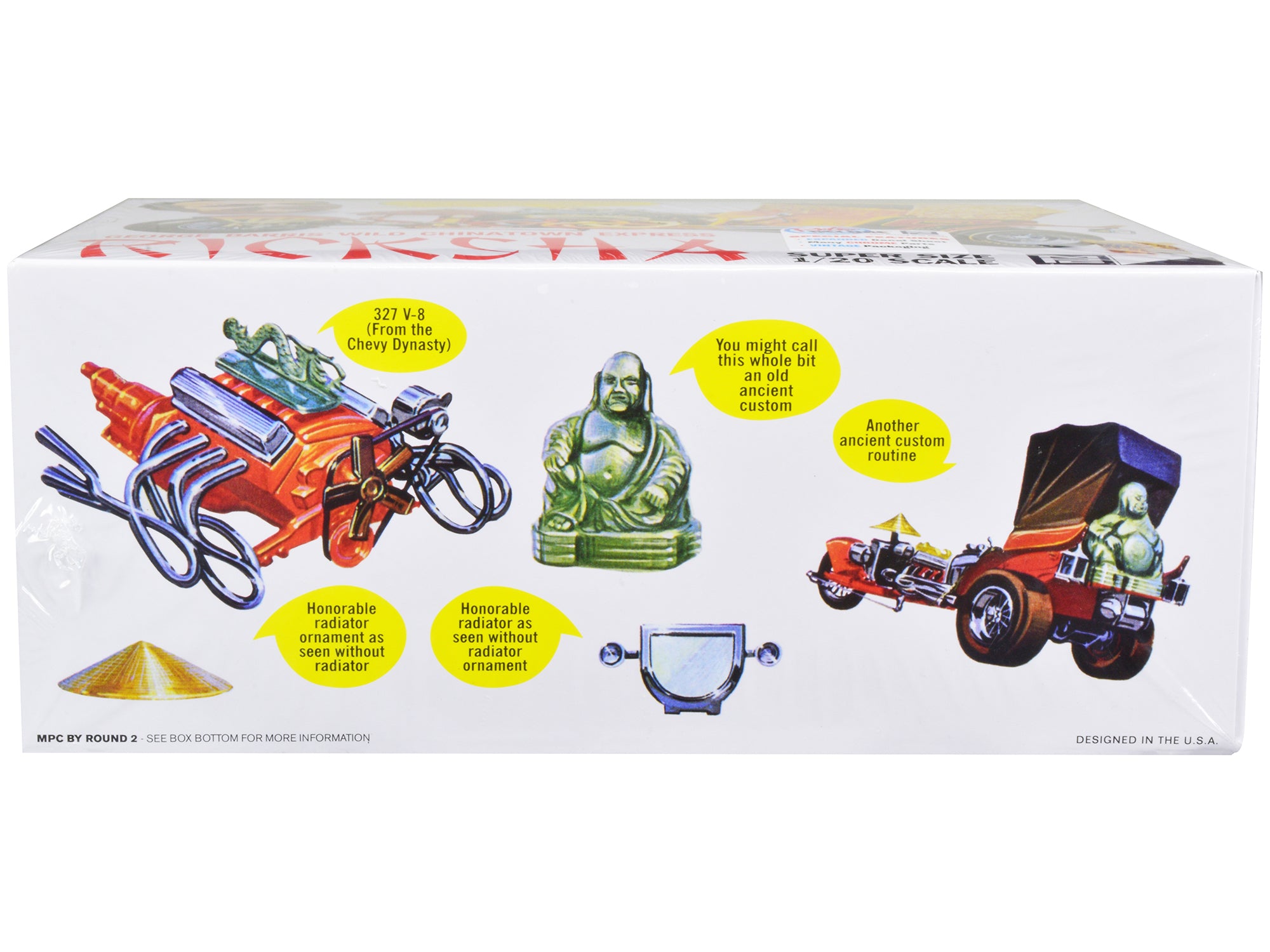 Skill 2 Model Kit George Barris' Wild Chinatown Express Ricksha 1/20 Scale Model by MPC - image 2