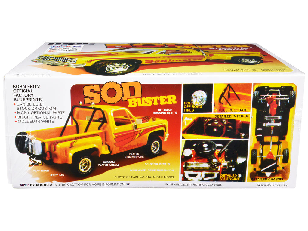 Skill 2 Model Kit 1981 Chevrolet 4x4 Stepside Pickup Truck "Sod Buster" 1/25 Scale Model by MPC - image 3
