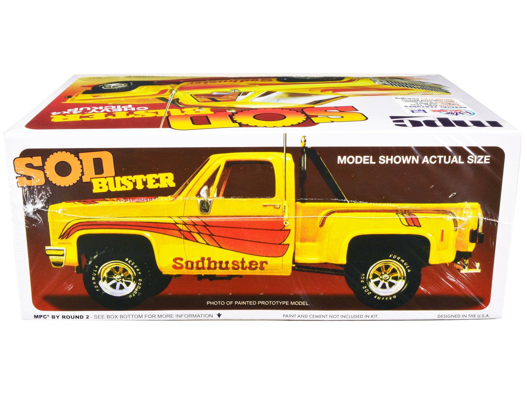 Skill 2 Model Kit 1981 Chevrolet 4x4 Stepside Pickup Truck "Sod Buster" 1/25 Scale Model by MPC - image 2