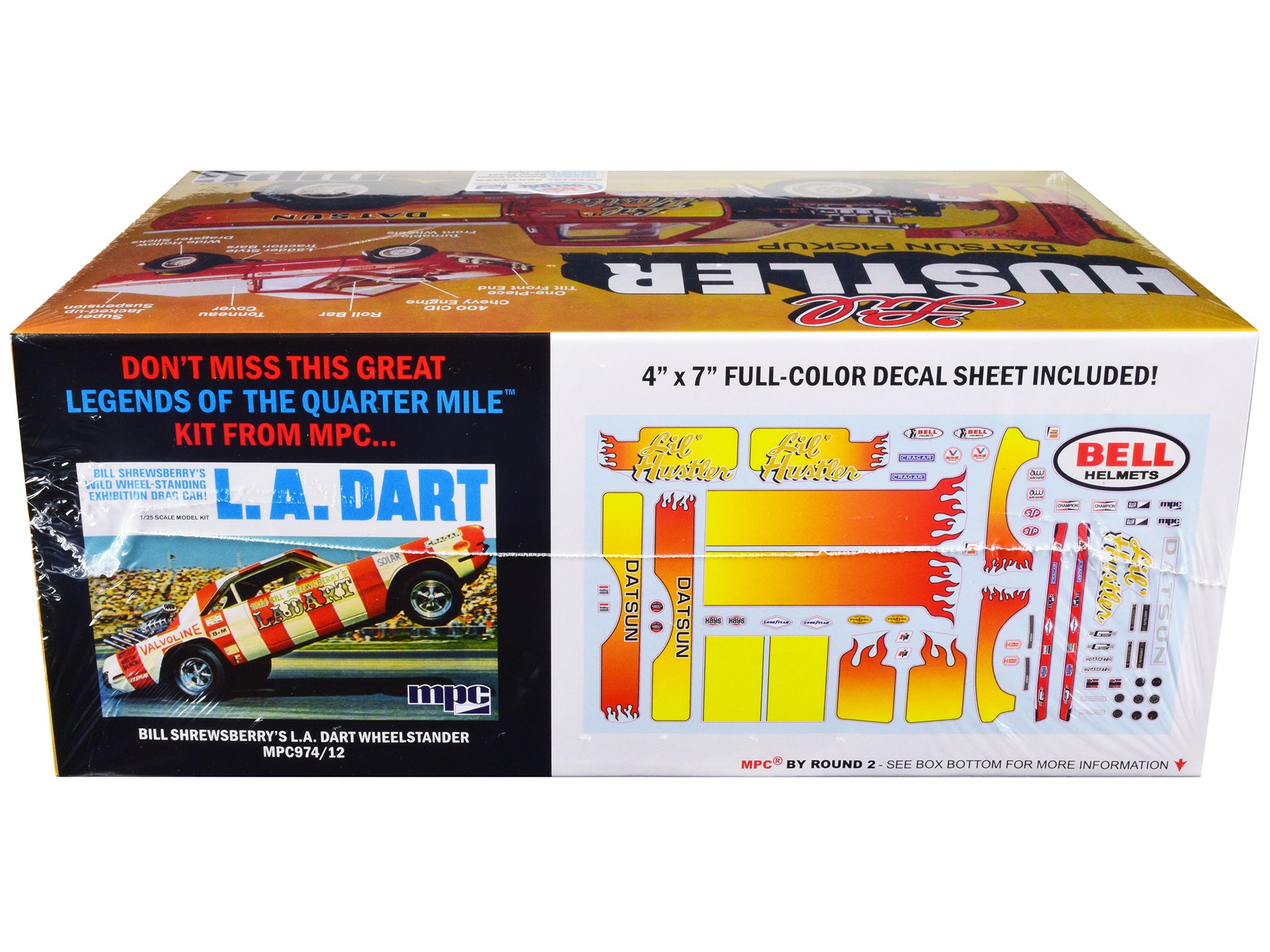 Skill 2 Model Kit 1975 Datsun Pickup Truck "Lil Hustler" 1/25 Scale Model by MPC - image 2