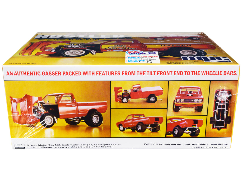 Skill 2 Model Kit 1975 Datsun Pickup Truck "Lil Hustler" 1/25 Scale Model by MPC - image 3