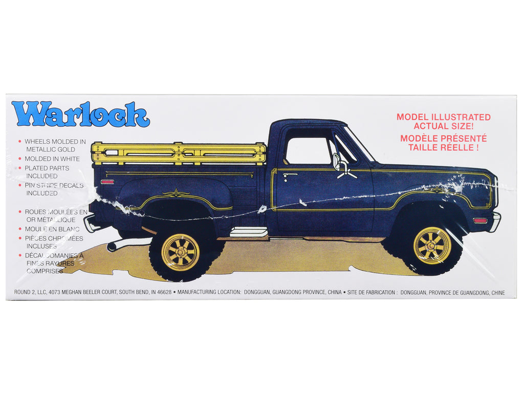 Skill 2 Model Kit 1977 Dodge Warlock Stepside Pickup Truck 1/25 Scale Model by MPC - image 2
