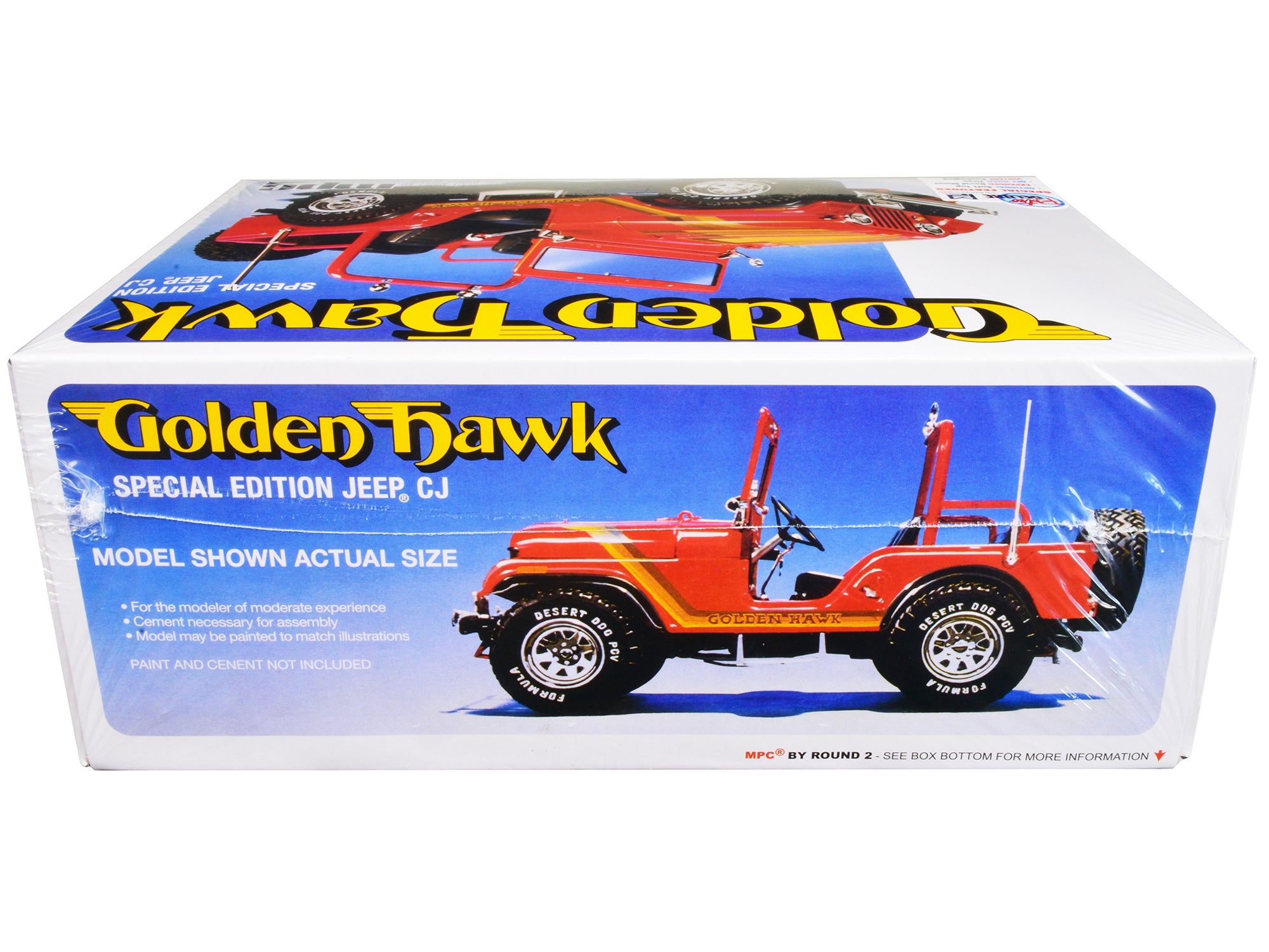 Skill 2 Model Kit 1981 Jeep CJ5 Golden Hawk 1/25 Scale Model Car by MPC - image 2