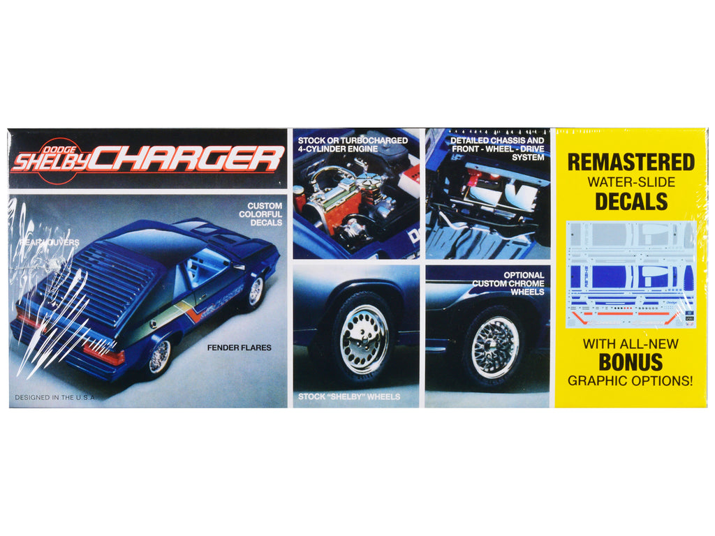 Skill 2 Model Kit 1986 Dodge Shelby Charger 1/25 Scale Model by MPC - image 2
