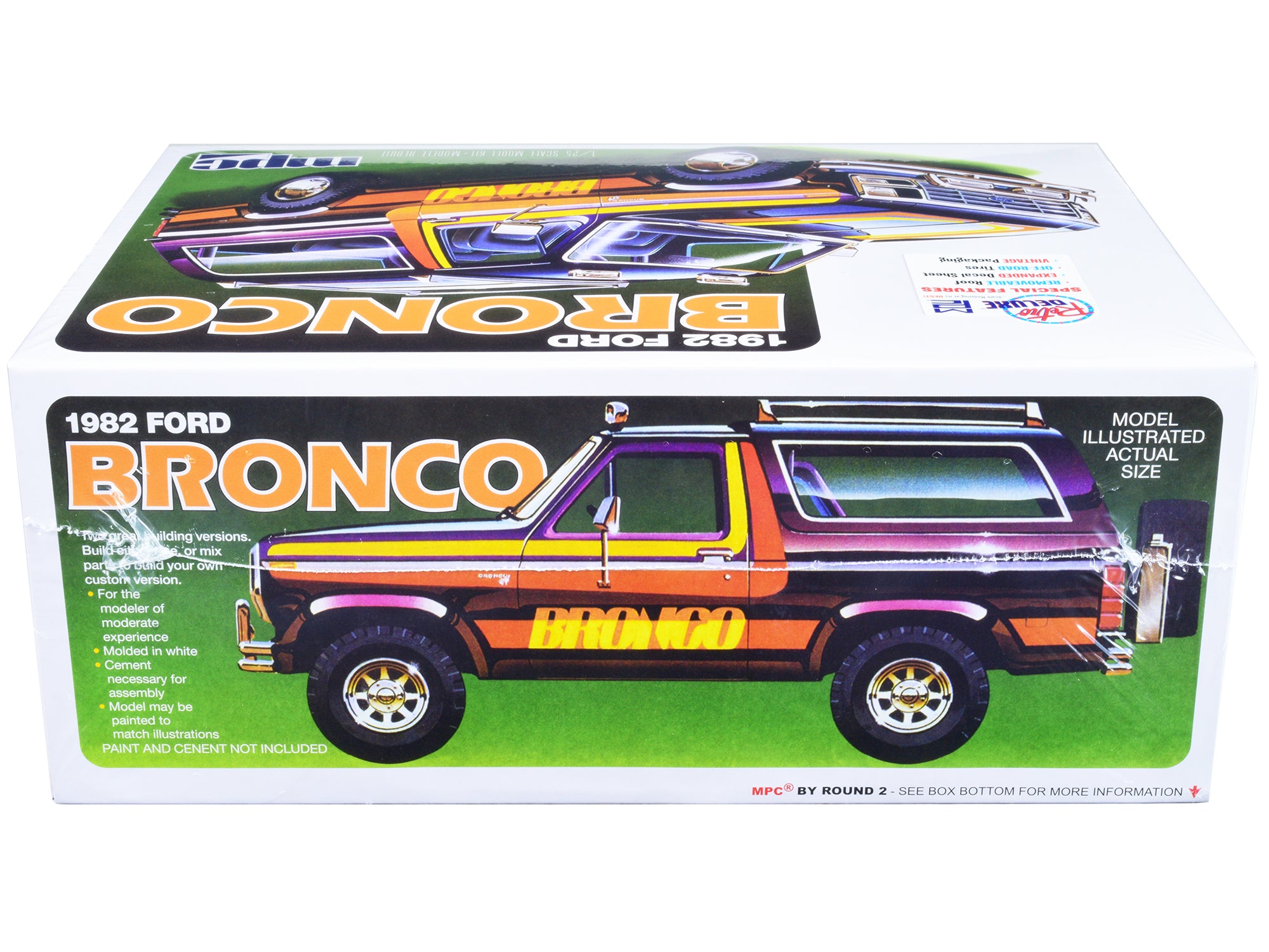 Skill 2 Model Kit 1982 Ford Bronco 1/25 Scale Model by MPC - image 2