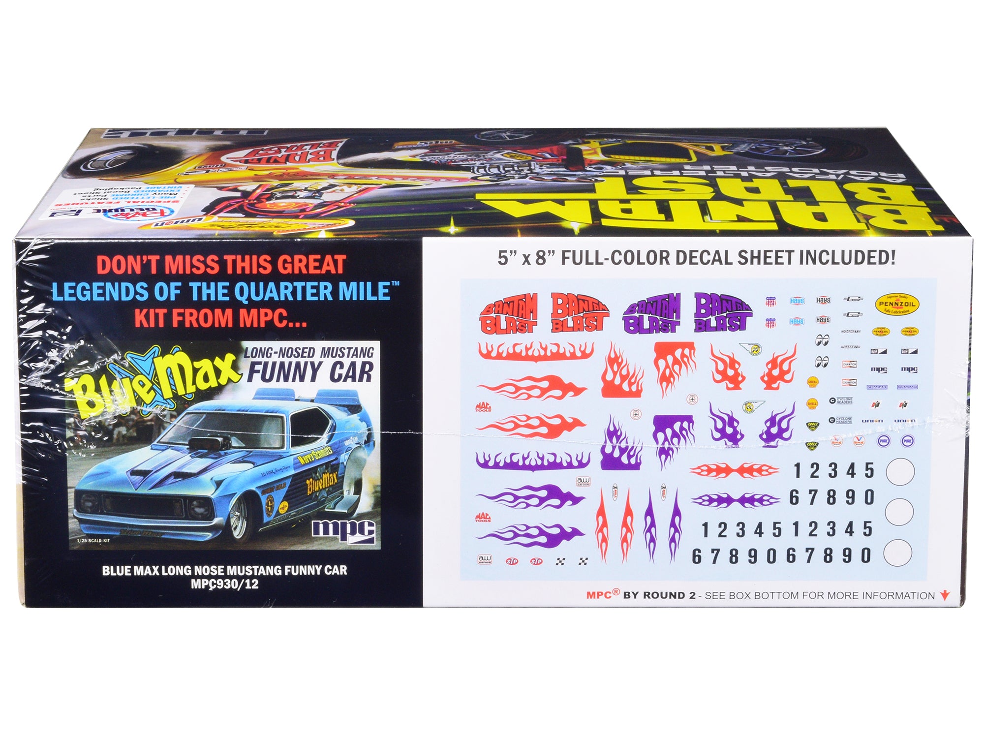 Skill 2 Model Kit "Bantam Blast" AA/FA Altered Roadster/Dragster 1/25 Scale Model by MPC - image 3