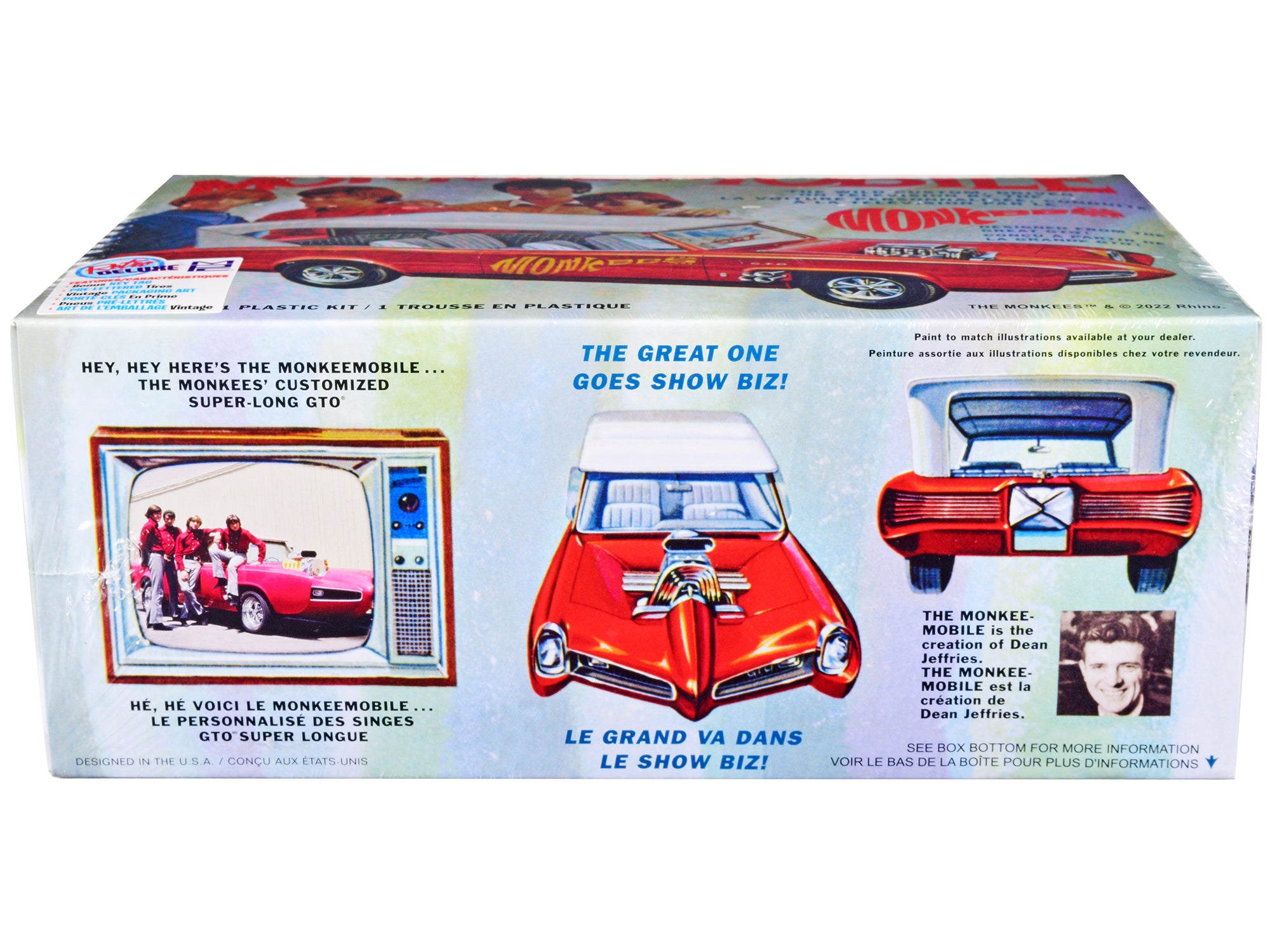 Skill 2 Model Kit Monkeemobile "The Monkees" (1966-1968) TV Series 1/25 Scale Model Car by MPC - image 3