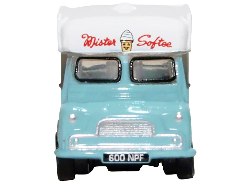 Bedford CA Ice Cream Van "Mister Softee" Light Blue with White Top 1/148 (N) Scale Diecast Model Car by Oxford Diecast - image 3