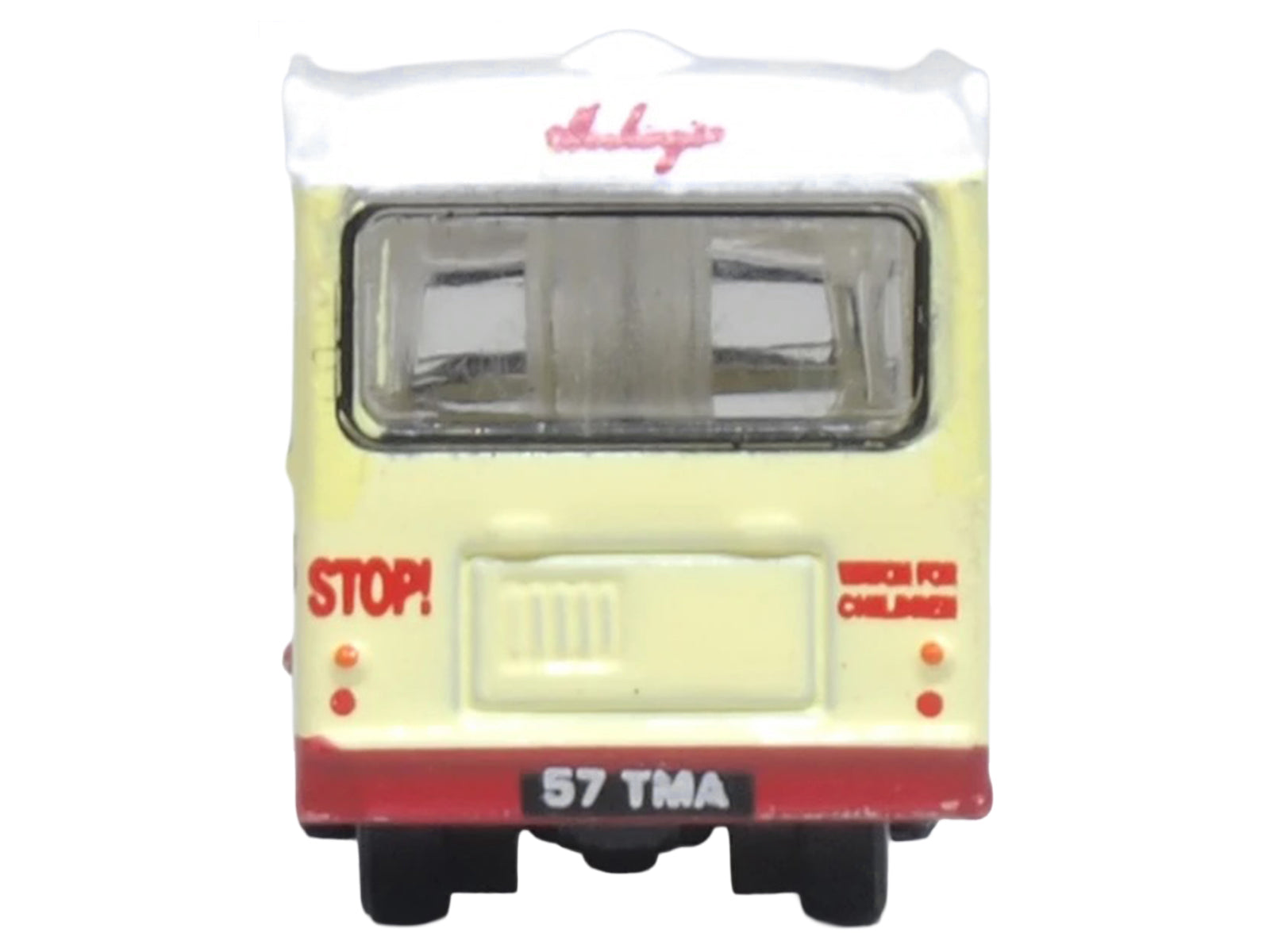 Bedford CA Ice Cream Van "Hockings Dairy Cream Ice" Cream with White Top 1/148 (N) Scale Diecast Model Car by Oxford Diecast - image 4