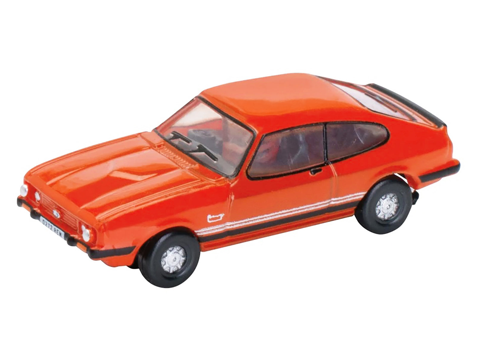Ford Capri Mk3 RHD (Right Hand Drive) Sebring Red 1/148 (N) Scale Diecast Model Car by Oxford Diecast - image 2