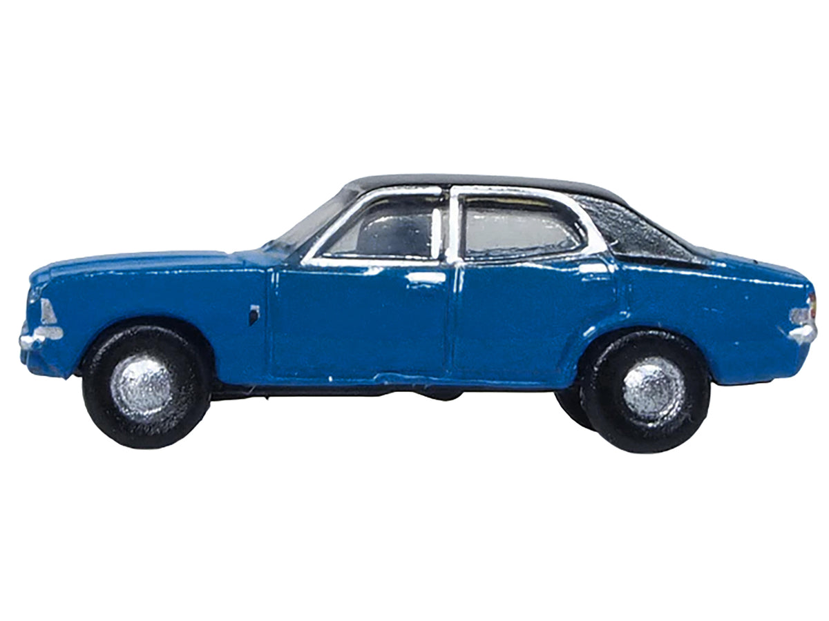 Ford Cortina MKIII RHD (Right Hand Drive) Electric Monza Blue with Black Top 1/148 (N) Scale Diecast Model Car by Oxford Diecast - image 2
