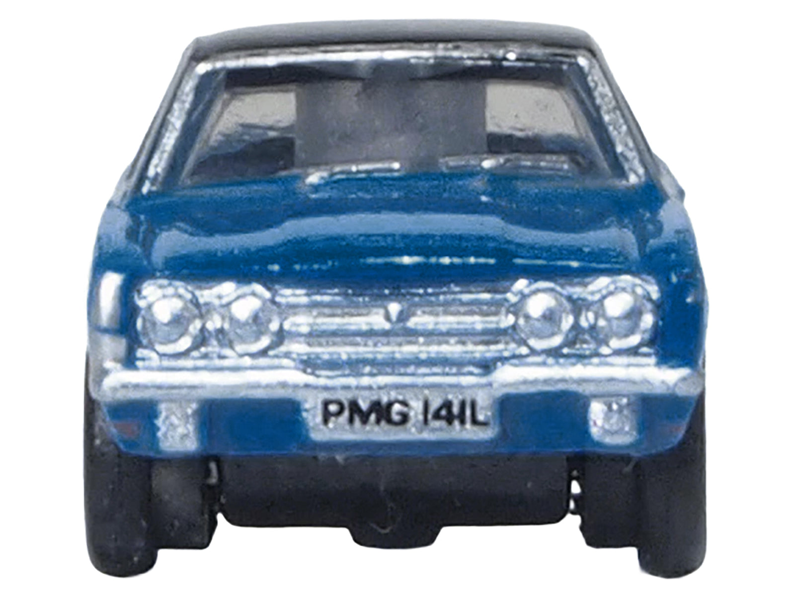 Ford Cortina MKIII RHD (Right Hand Drive) Electric Monza Blue with Black Top 1/148 (N) Scale Diecast Model Car by Oxford Diecast - image 3