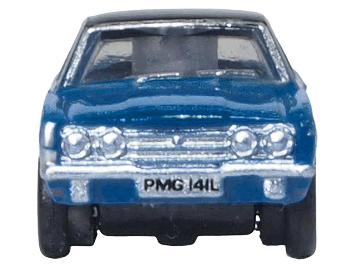 Ford Cortina MKIII RHD (Right Hand Drive) Electric Monza Blue with Black Top 1/148 (N) Scale Diecast Model Car by Oxford Diecast - image 3