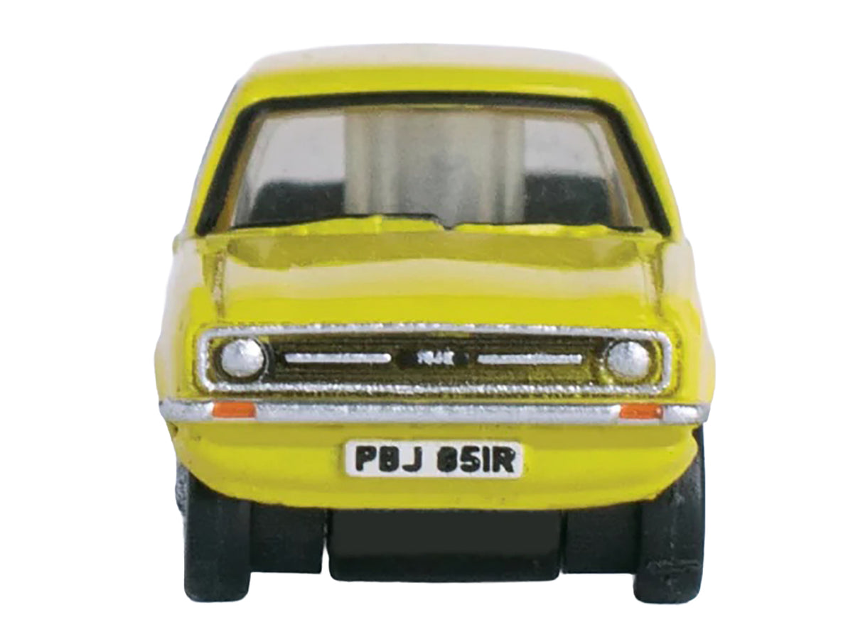 Ford Escort Mk2 RHD (Right Hand Drive) Signal Yellow 1/148 (N) Scale Diecast Model Car by Oxford Diecast - image 4