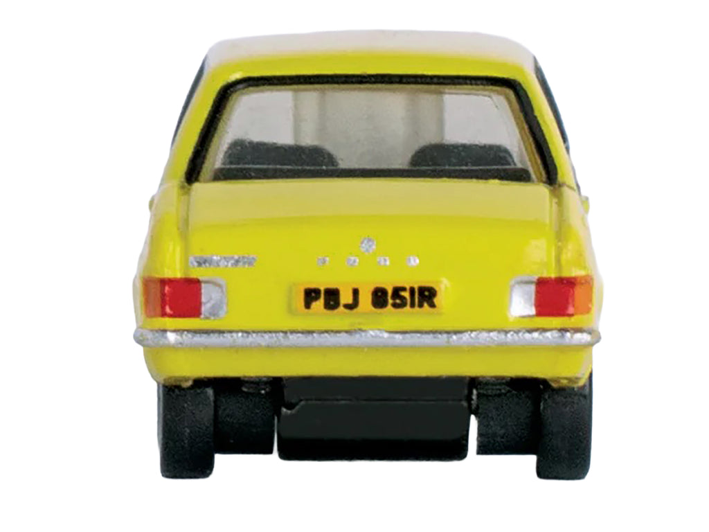 Ford Escort Mk2 RHD (Right Hand Drive) Signal Yellow 1/148 (N) Scale Diecast Model Car by Oxford Diecast - image 3
