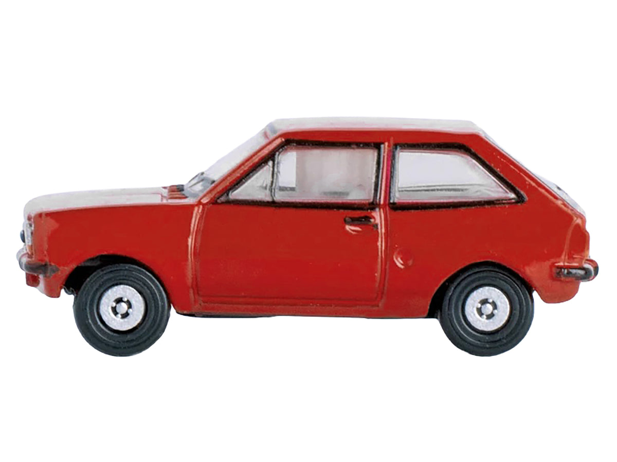 Ford Fiesta Mk1 RHD (Right Hand Drive) Venetian Red 1/148 (N) Scale Diecast Model Car by Oxford Diecast - image 2