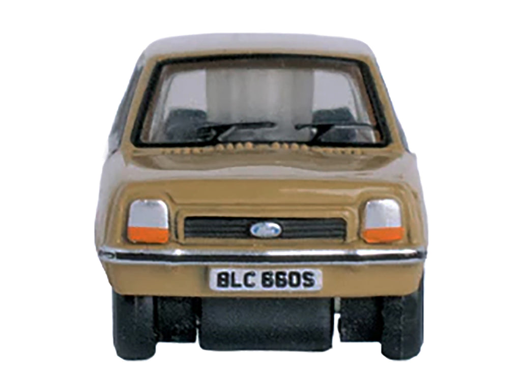 Ford Fiesta Mk1 RHD (Right Hand Drive) Nevada Beige 1/148 (N) Scale Diecast Model Car by Oxford Diecast - image 3