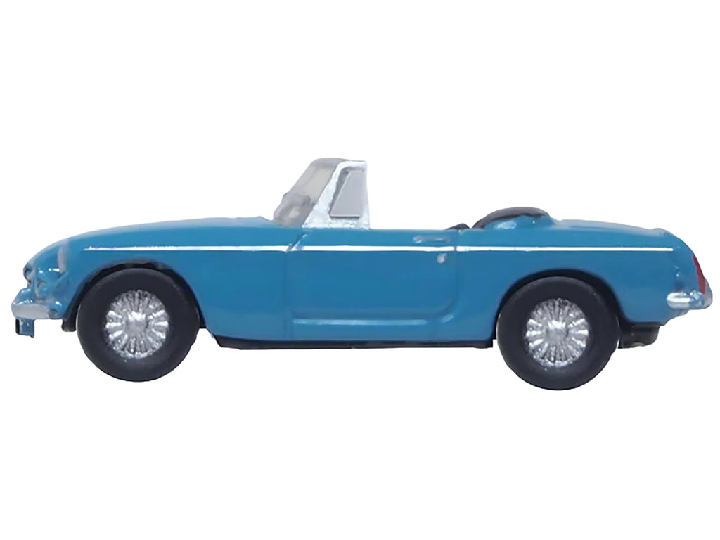 MG MGB Roadster RHD (Right Hand Drive) Iris Blue 1/148 (N) Scale Diecast Model Car by Oxford Diecast - image 2