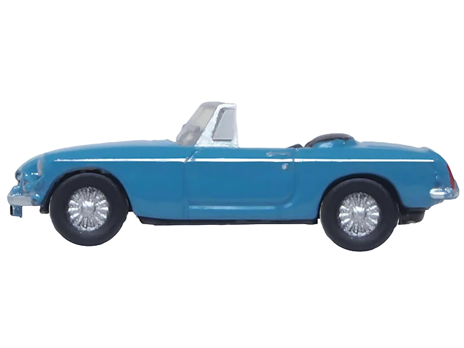 MG MGB Roadster RHD (Right Hand Drive) Iris Blue 1/148 (N) Scale Diecast Model Car by Oxford Diecast - image 2