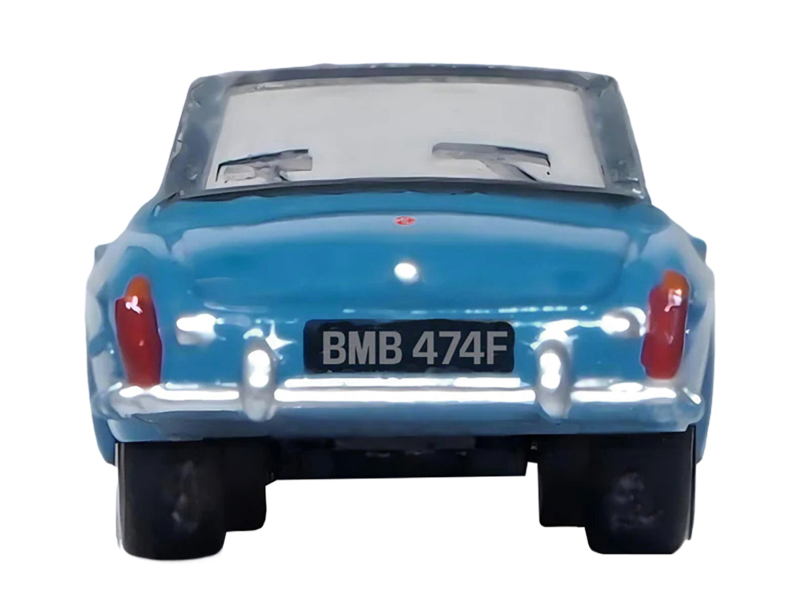 MG MGB Roadster RHD (Right Hand Drive) Iris Blue 1/148 (N) Scale Diecast Model Car by Oxford Diecast - image 4