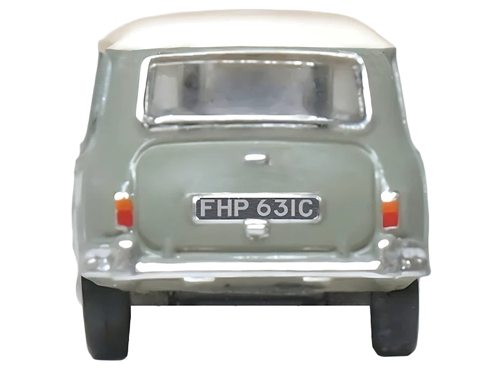 Mini Classic Tweed Gray with Cream Top 1/148 (N) Scale Diecast Model Car by Oxford Diecast - image 4
