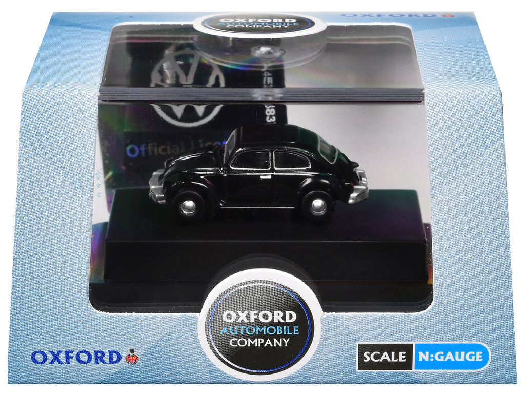 Volkswagen Beetle Black 1/148 (N) Scale Diecast Model Car by Oxford Diecast - image 3
