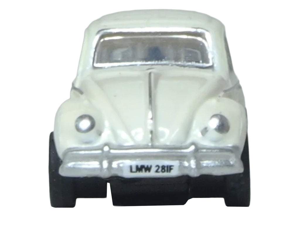 Volkswagen Beetle White 1/148 (N) Scale Diecast Model Car by Oxford Diecast - image 3