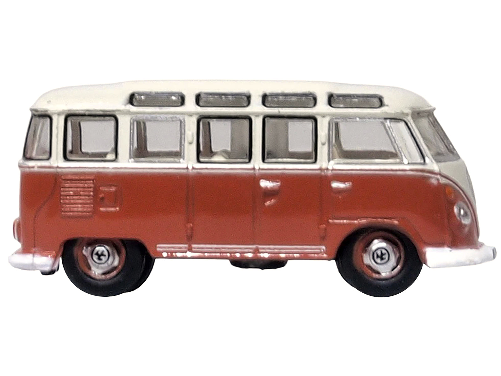 Volkswagen T1 Samba Bus Sealing Wax Red and Gray 1/148 (N) Scale Diecast Model Car by Oxford Diecast - image 3
