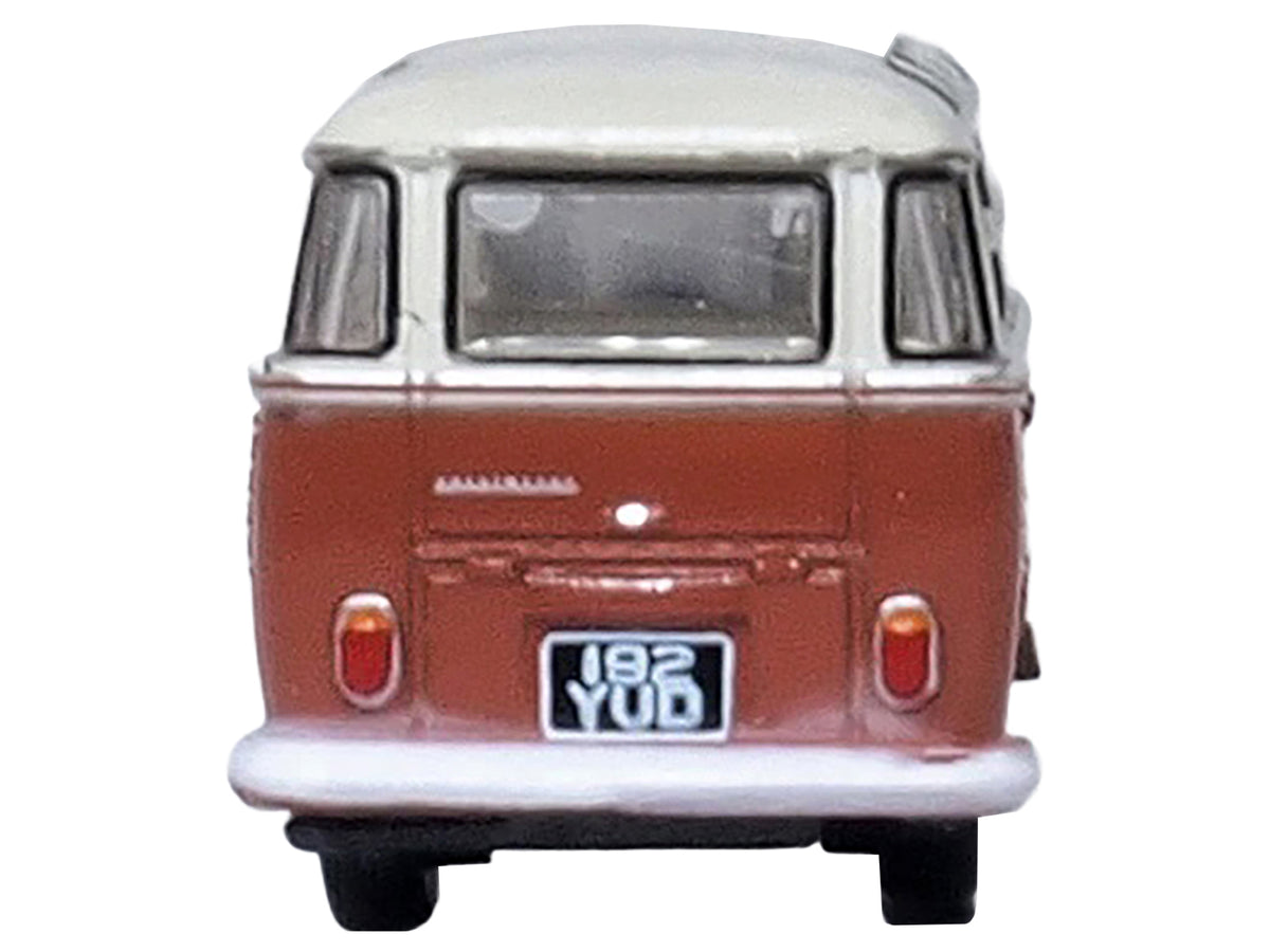Volkswagen T1 Samba Bus Sealing Wax Red and Gray 1/148 (N) Scale Diecast Model Car by Oxford Diecast - image 5