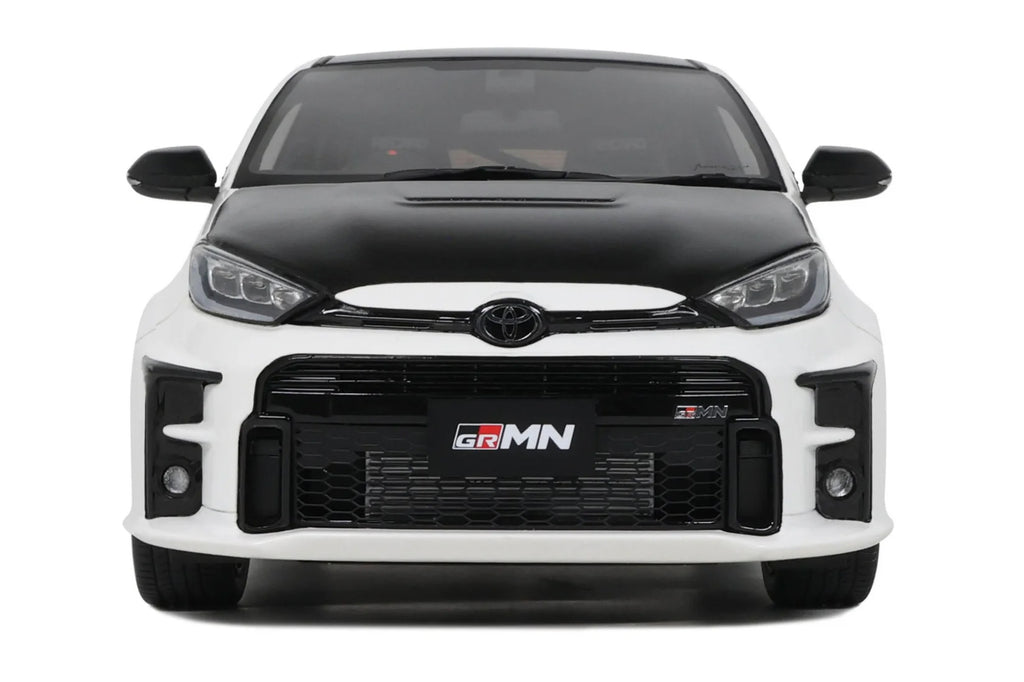 2022 Toyota GRMN Yaris RHD (Right Hand Drive) Platinum White Pearl with Black Hood and Top Limited Edition to 999 pieces Worldwide 1/18 Model Car by Otto Mobile - image 5
