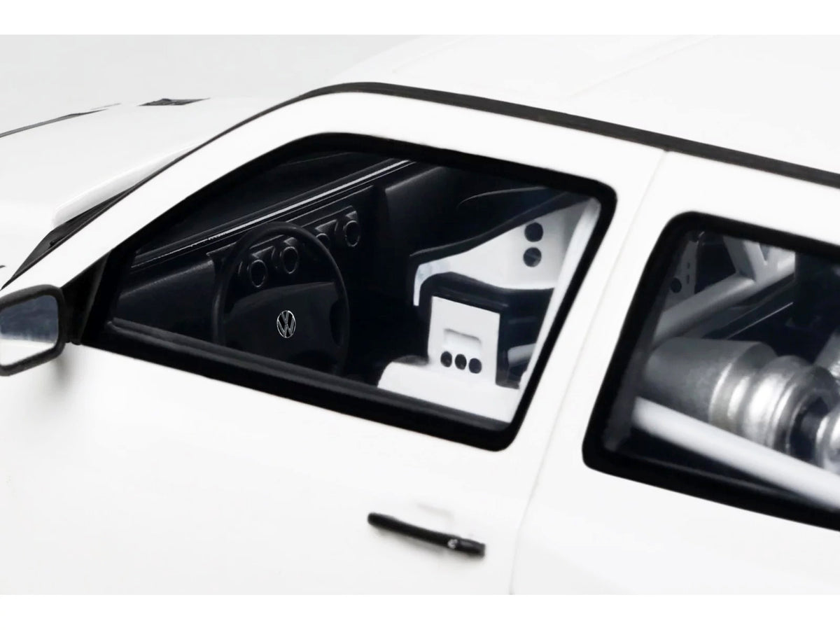 2024 Volkswagen Golf III by Khyzyl Saleem White Limited Edition to 2000 pieces Worldwide 1/18 Model Car by Otto Mobile - image 2