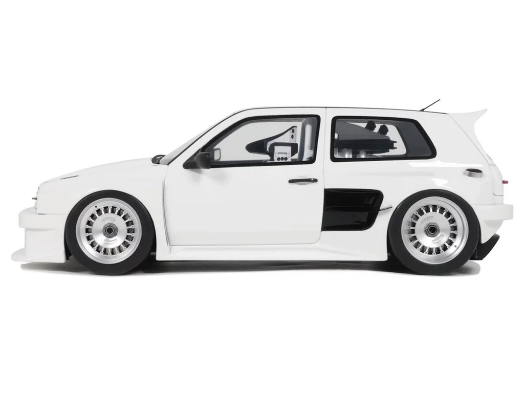 2024 Volkswagen Golf III by Khyzyl Saleem White Limited Edition to 2000 pieces Worldwide 1/18 Model Car by Otto Mobile - image 4