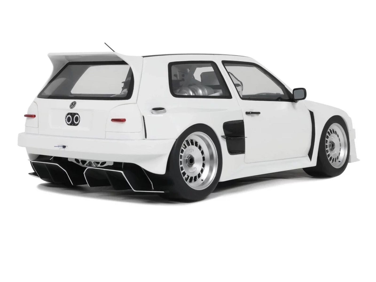 2024 Volkswagen Golf III by Khyzyl Saleem White Limited Edition to 2000 pieces Worldwide 1/18 Model Car by Otto Mobile - image 5