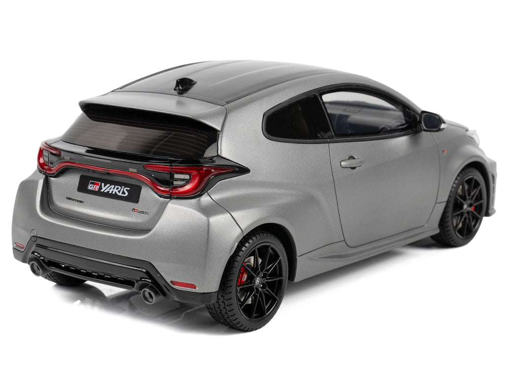 2024 Toyota GR Yaris Precious Metal Gray Metallic Limited Edition to 999 pieces Worldwide 1/18 Model Car by Otto Mobile - image 5