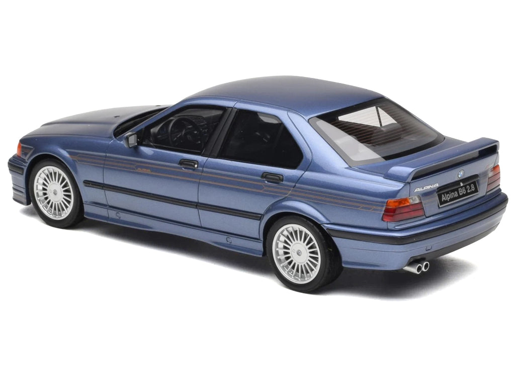 1992 BMW Alpina B6 2.8 Alpina Blue Metallic Limited Edition to 2500 pieces Worldwide 1/18 Model Car by Otto Mobile - image 5