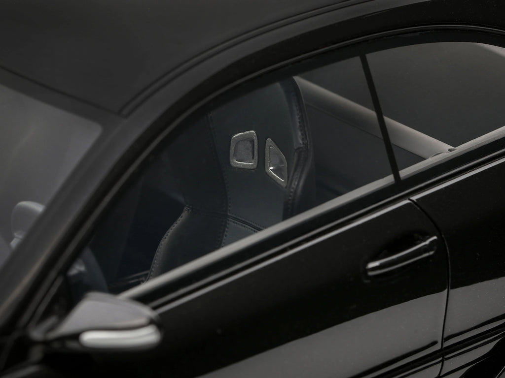2004 Mercedes-Benz C209 CLK DTM AMG Coupe Obsidian Black Metallic Limited Edition to 999 pieces Worldwide 1/18 Model Car by Otto Mobile - image 2