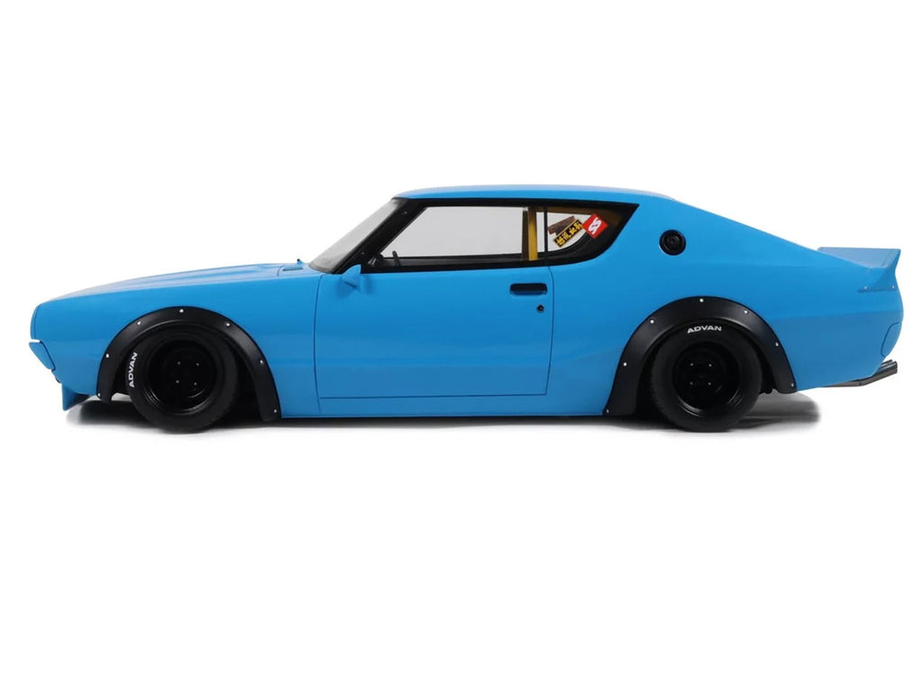 2024 Nissan Skyline 2000 GT-R (KPGC110) "LB-Works" RHD (Right Hand Drive) Blue Limited Edition to 999 pieces Worldwide 1/18 Model Car by Otto Mobile