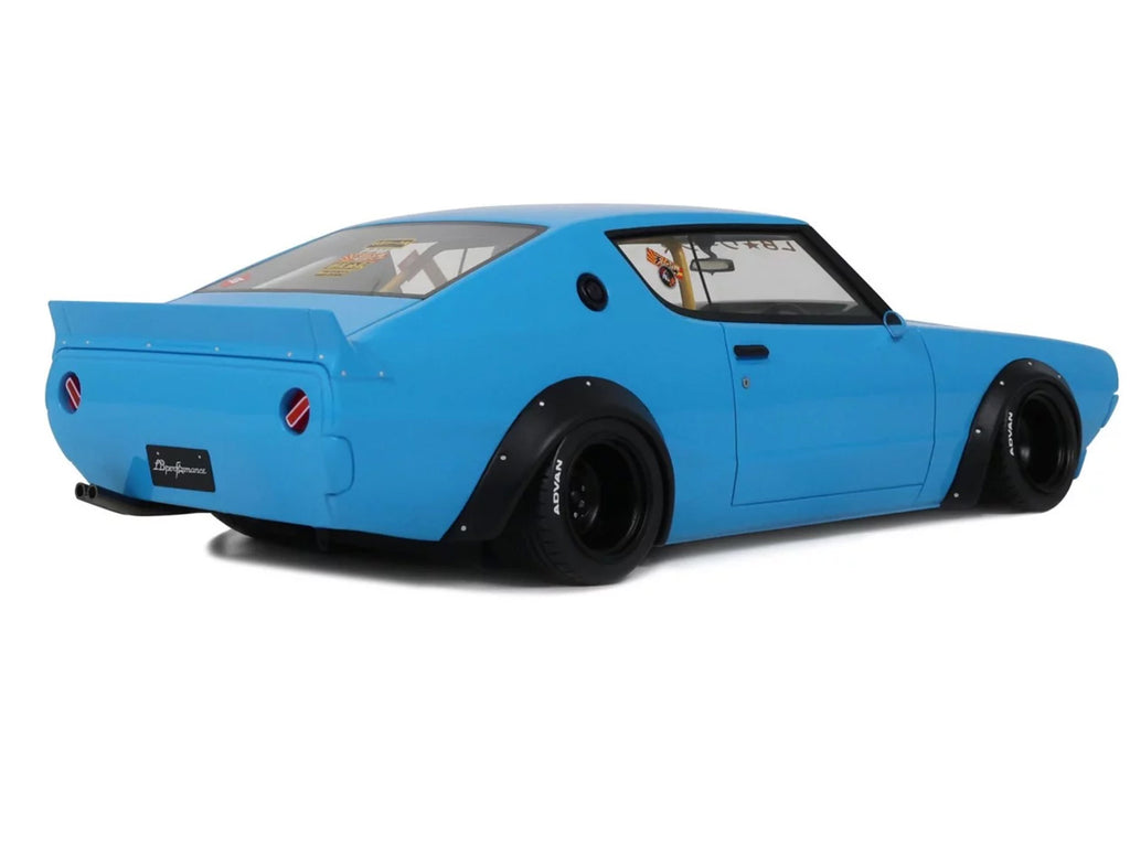 2024 Nissan Skyline 2000 GT-R (KPGC110) "LB-Works" RHD (Right Hand Drive) Blue Limited Edition to 999 pieces Worldwide 1/18 Model Car by Otto Mobile
