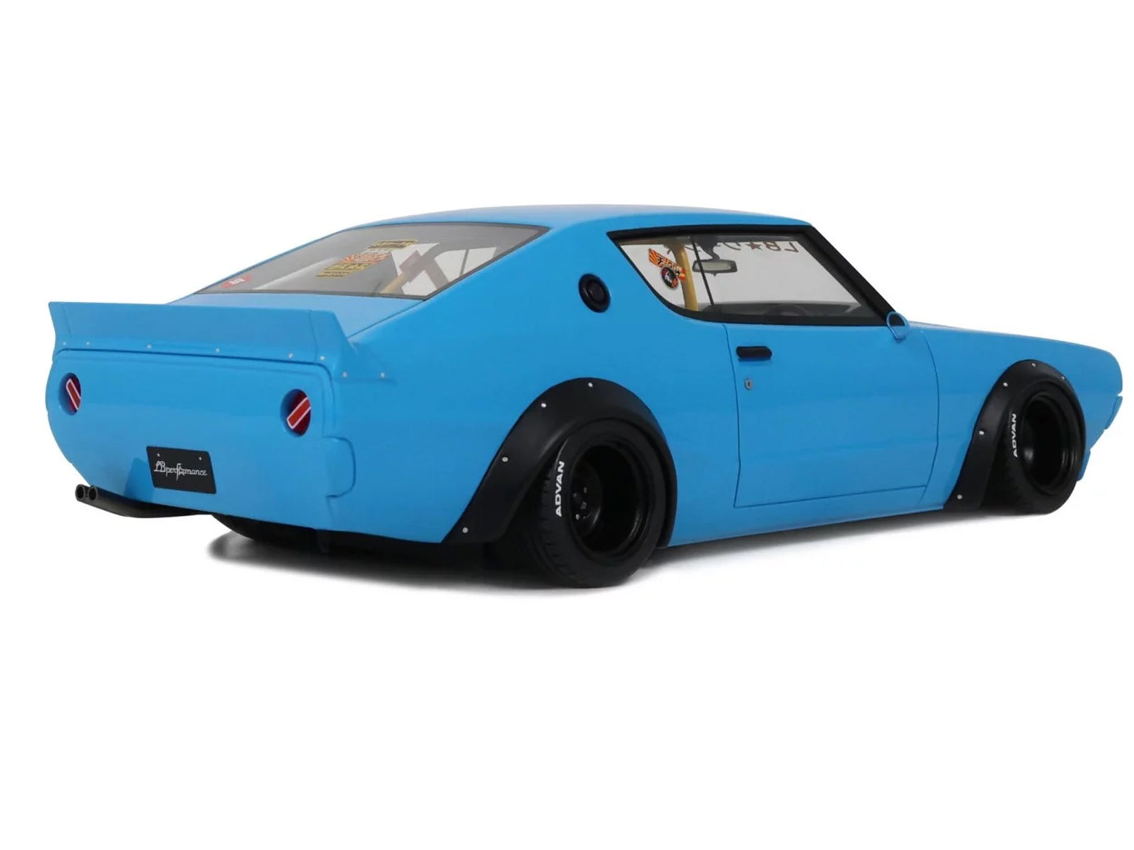 2024 Nissan Skyline 2000 GT-R (KPGC110) "LB-Works" RHD (Right Hand Drive) Blue Limited Edition to 999 pieces Worldwide 1/18 Model Car by Otto Mobile