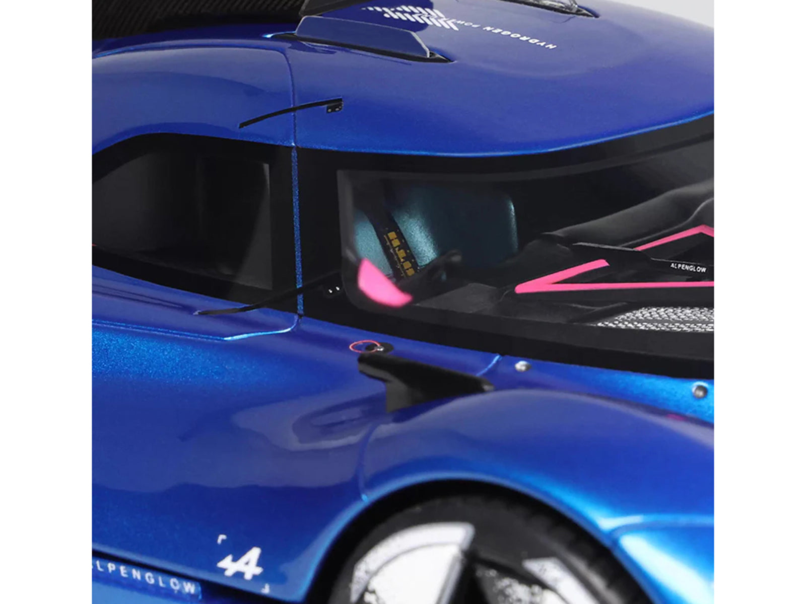 2024 Alpine Alpenglow HY6 Concept Car Specular Blue Metallic 1/18 Model Car by Otto Mobile