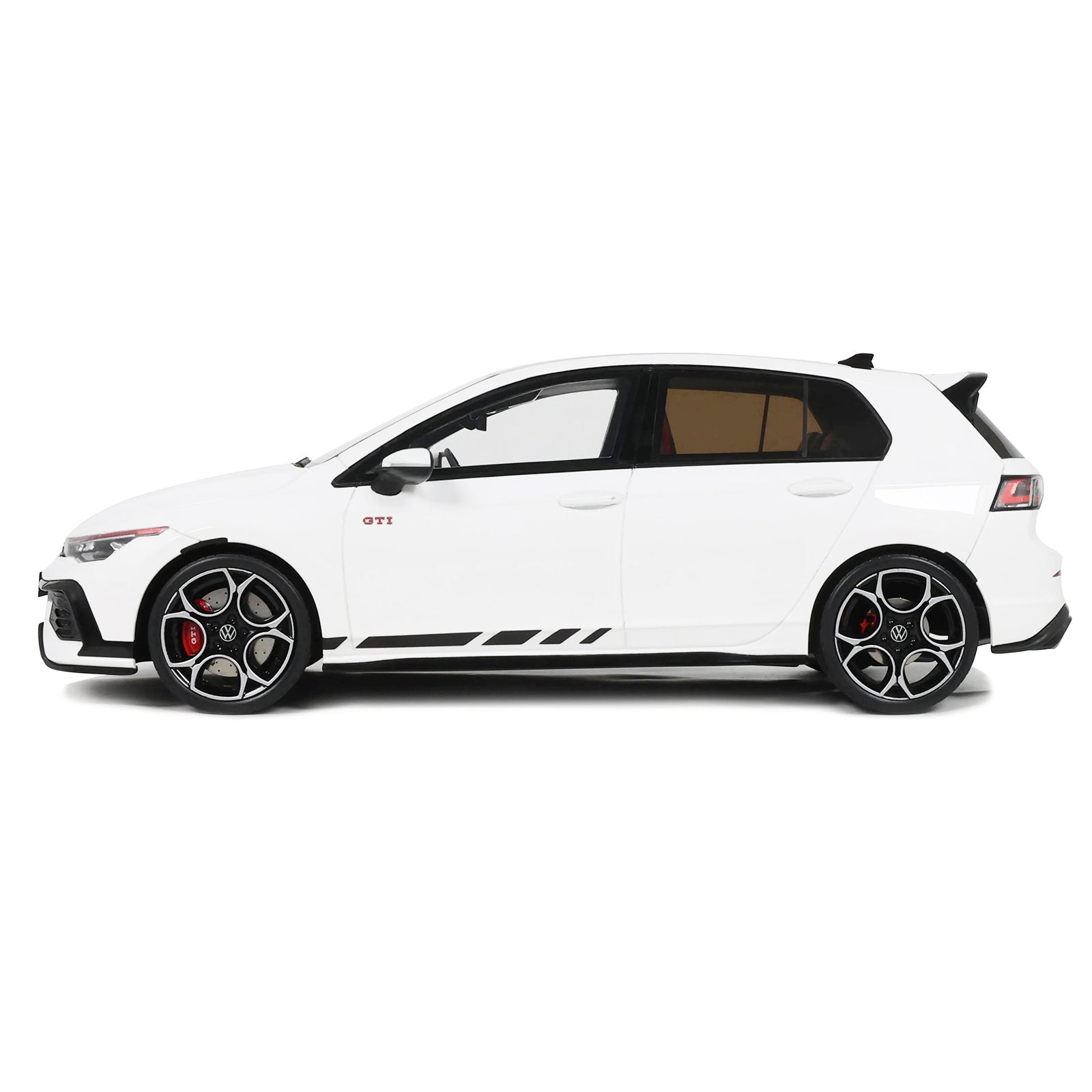 2024 Volkswagen Golf Mk.8 GTi Clubsport Pure White Limited Edition to 999 pieces Worldwide 1/18 Model Car by Otto Mobile - image 4