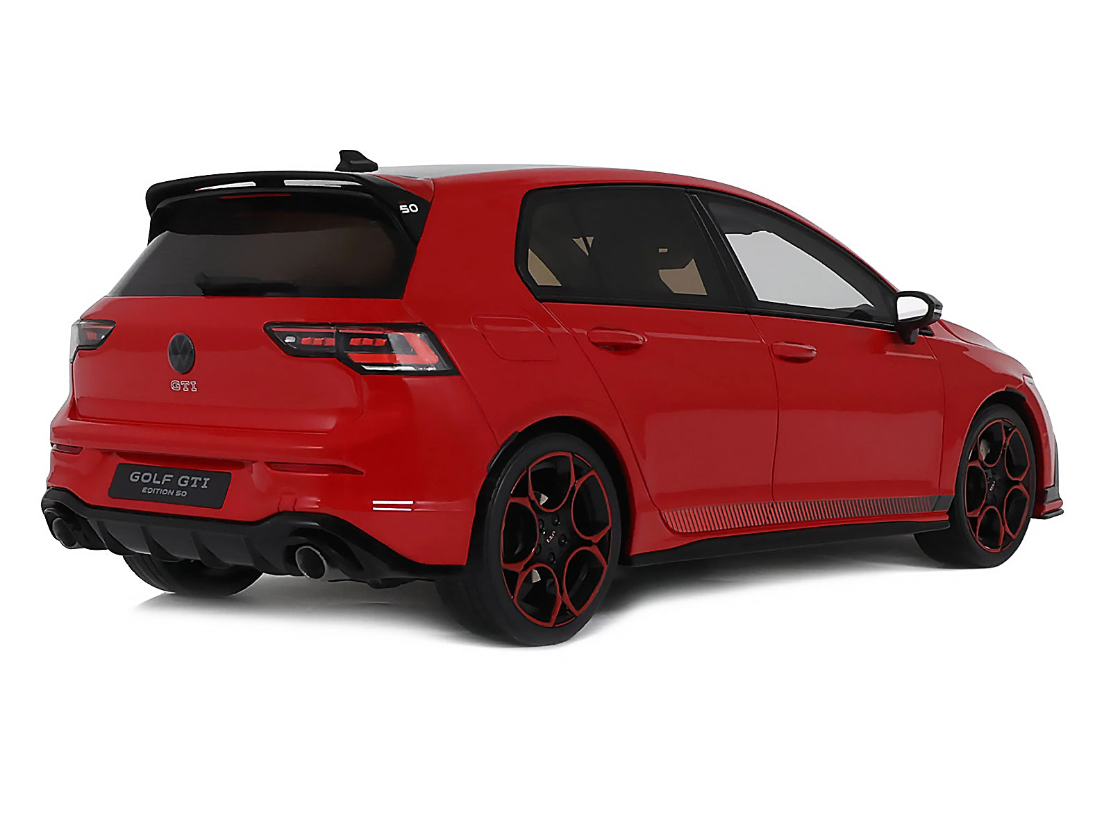 2024 Volkswagen Golf Mk.8 GTi 50th Edition Tornado Red Limited Edition to 999 pieces Worldwide 1/18 Model Car by Otto Mobile