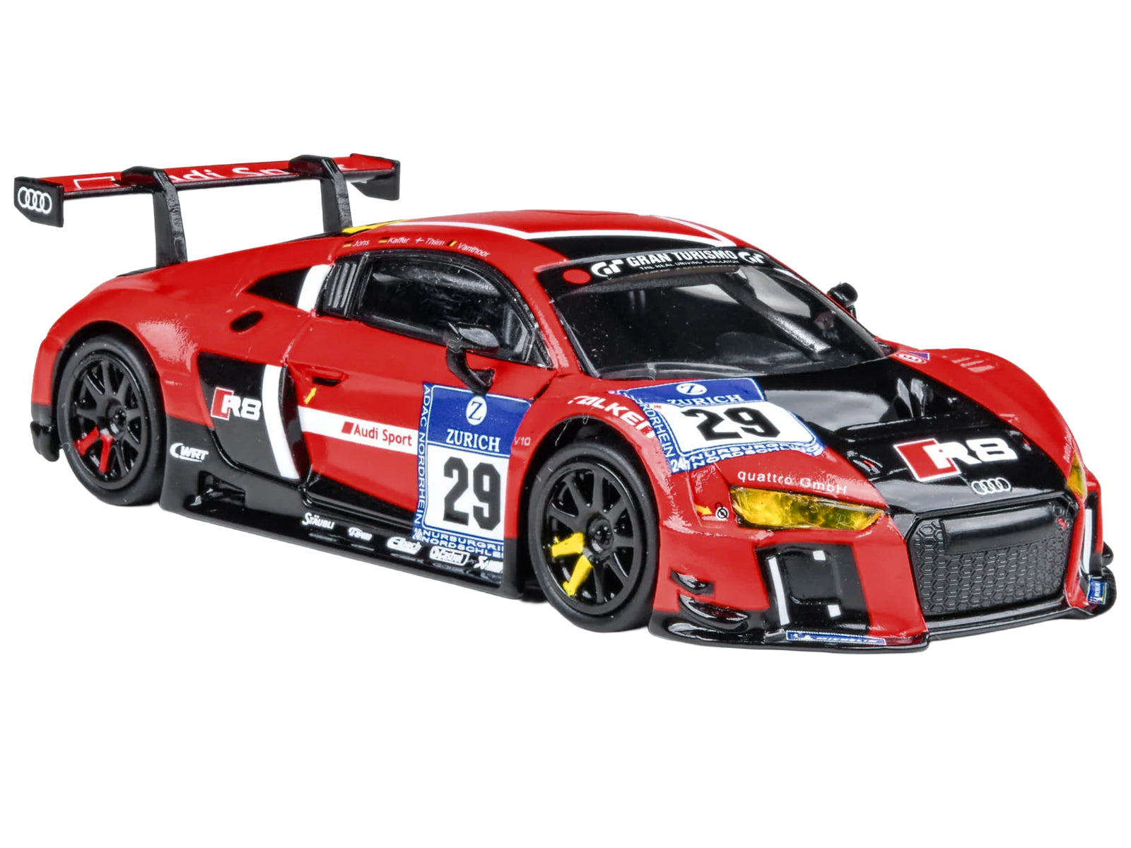 Audi R8 LMS #29 Nicki Thiim - Christer Jons - Pierre Kaffer "Audi Sport Team WRT" "24 Hours of Nurburgring" (2015) 1/64 Diecast Model Car by Paragon Models - image 4