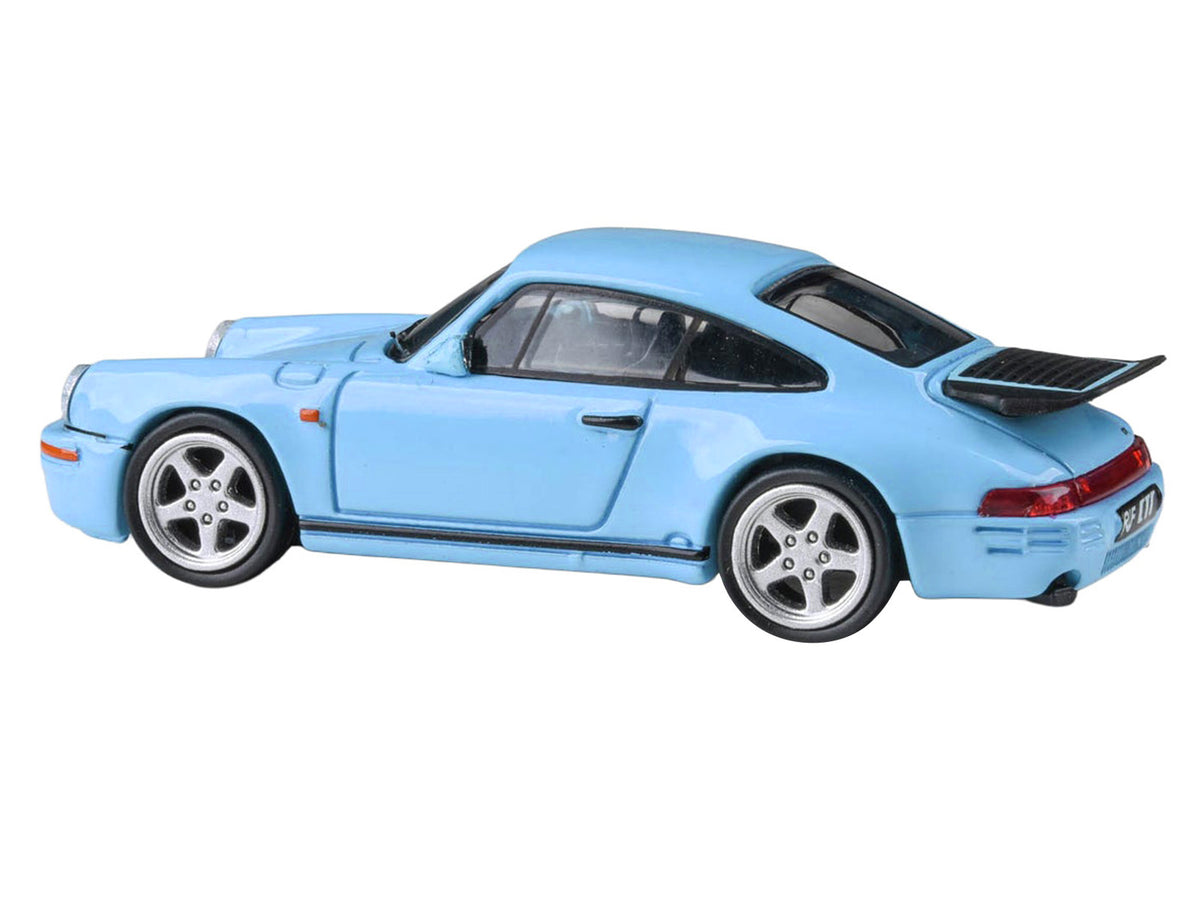 1987 RUF CTR Gulf Blue 1/64 Diecast Model Car by Paragon Models - image 3