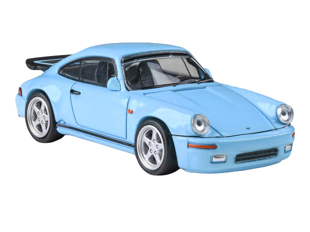 1987 RUF CTR Gulf Blue 1/64 Diecast Model Car by Paragon Models - image 5
